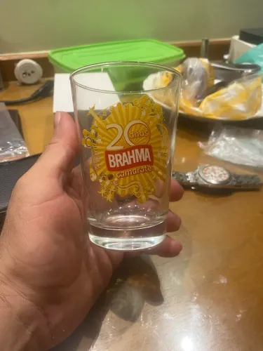 Copo de chopp comemorativo camarote da Brahma