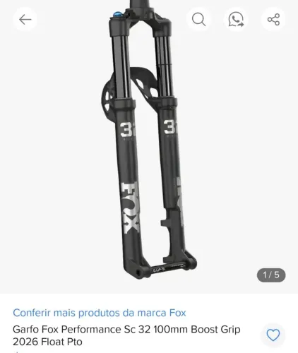 Suspensão fox float 