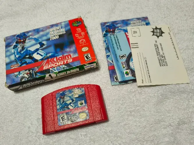 Jeremy McGrath Supercross 2000 (Nintendo 64) Completo (CIB)