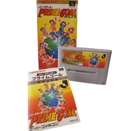  J league Prime Goal  Super Famicom Original Cib