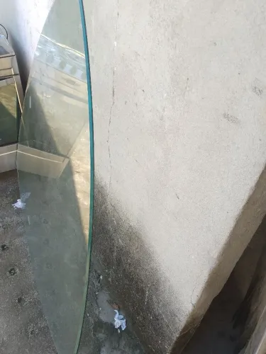 Bancada de vidro para mesa de centro