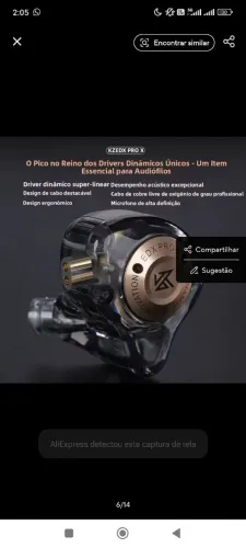 KZ EDX Pro X IEM alta fidelidade graves fortes cabo destacável novo lacrado