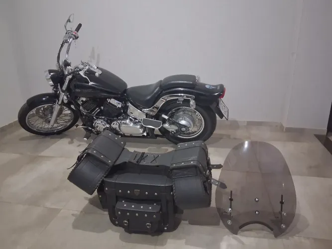 Vende se moto custom estradeira pronta para quem gosta de estrada