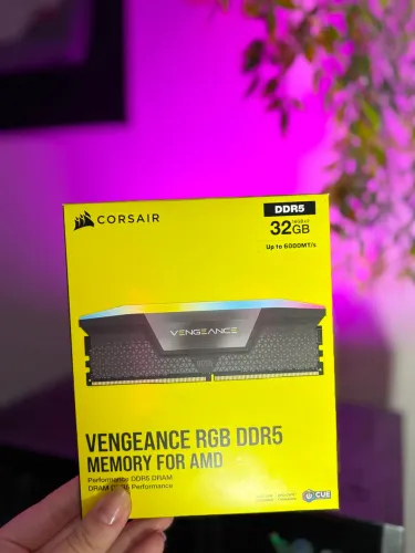 Memória ram CORSAIR Vengeance RGB DDR5 (2x16GB)6000MHz  