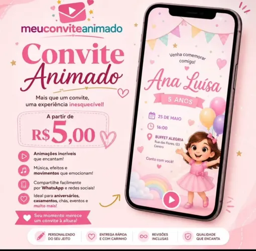 Convite Animado 