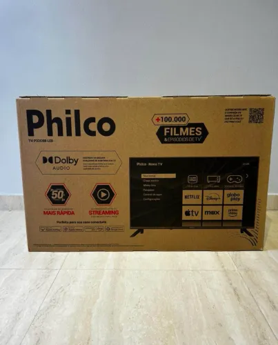 Smart TV Philco 32" LED Roku TV - Nova na Caixa!