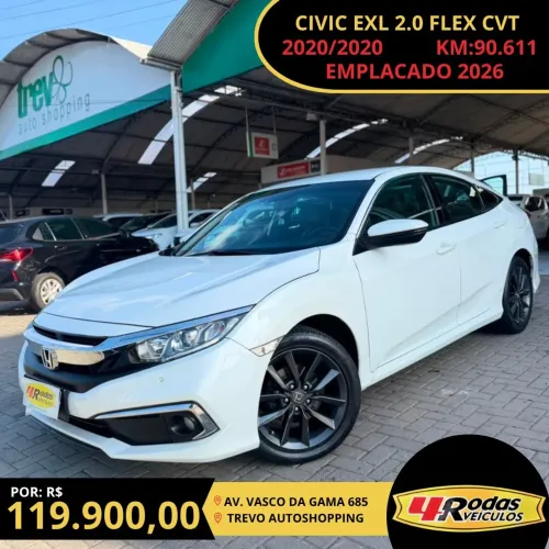 Honda Civic EXL CVT 2020