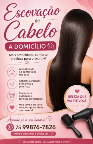 Escovação de cabelo