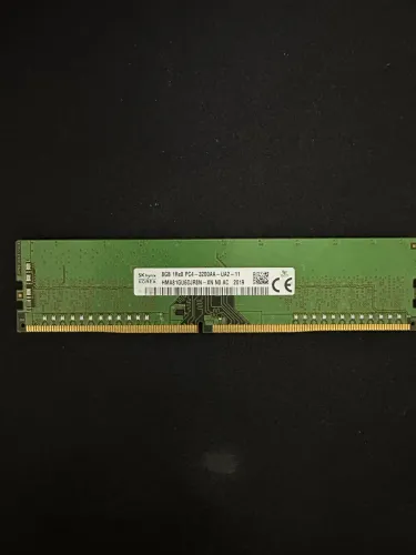 ? MEMÓRIA RAM SK HYNIX 8GB DDR4 3200MHz UDIMM ? HMA81GU6DJR8N