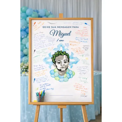 Painel de mensagens decoração casamento aniversário