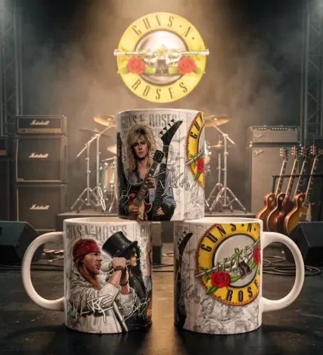 Caneca personalizada bandas