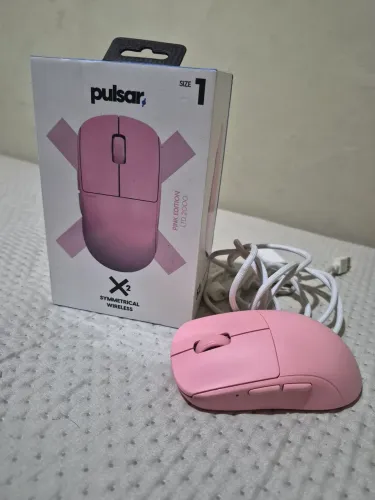 MOUSE GAMER PROFISSIONAL Pulsar X2 Wireless Pink Edition (Limited 2000), Size 1