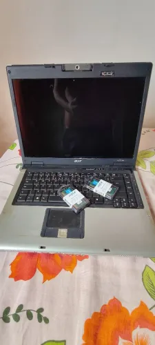 NOTEBOOK ACER ASPIRE 3690 + MEMÓRIA RAM DE 4GB DDR3L-1600 + FONTE ORIGINAL DO NOTEBOOK