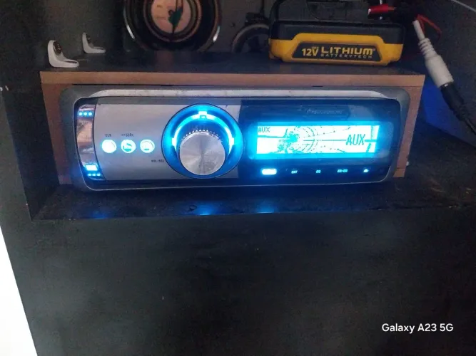Pioneer ? golfinho com auxiliar Bluetooth já instalado.