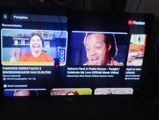 Tv 32 com fire stick smart 