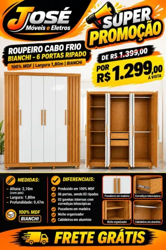 ROUPEIRO CABO FRIO - JOSÉ MÓVEIS