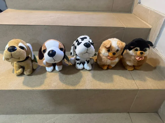 05 Pelúcias Novas por R$ 90