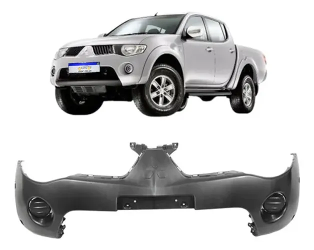 Parachoque Mitsubishi L200 Triton Dakar 2008 2009 2010 Novo Preto