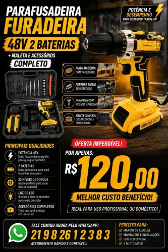 Furadeira parafusadeira