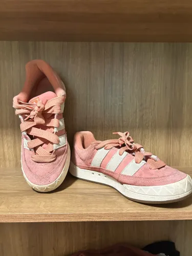 tênis adidas campus 00s rosa claro 43 original (sem caixa)