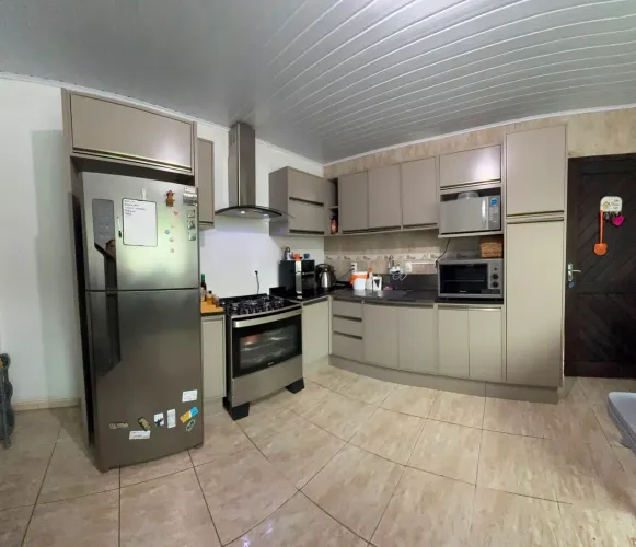 Cozinha modular 8 peças com pia em inox