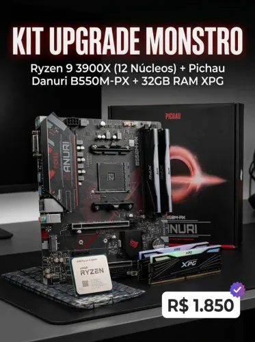 Kit upgrade: Ryzen 9 3900x, B550m Danuri e 32gb Xpg