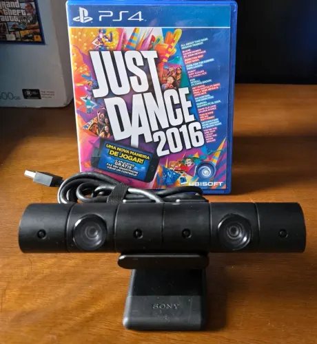 Câmera PS4 + Jogo Just Dance