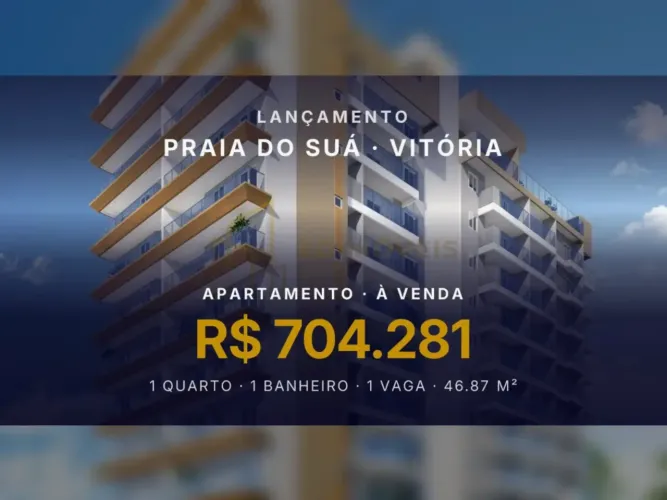 Oportunidade na Praia do Suá: Apartamento de 1 Quarto com Lazer Completo!