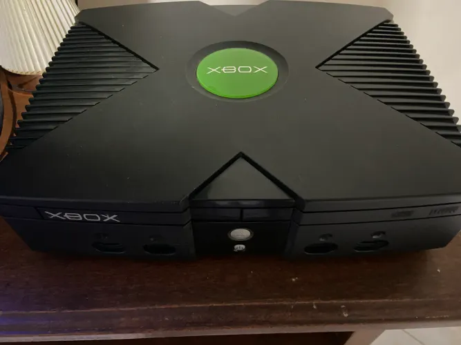 Xbox Clássico Original (De.sbl.oqueado) + Jogo Físico + Halo no HD