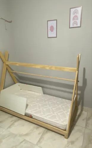 Cama Infantil Cabana com Colchão