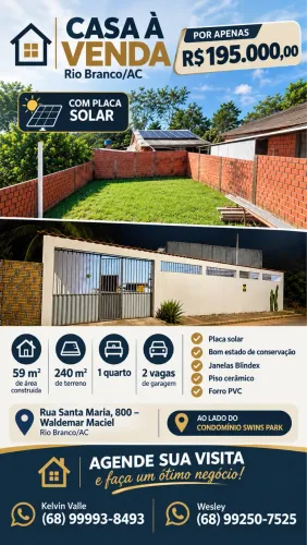 Casa à venda 