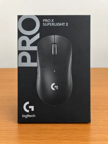 Mouse Logitech G PRO X SUPERLIGHT 2 Preto - Novo Lacrado com NF