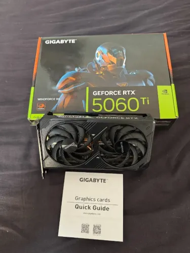 PLACA DE VÍDEO NVIDIA GEFORCE RTX 5060 Ti 8GB ? 6 MESES DE USO, GARANTIA E CAIXA ORIGINAL