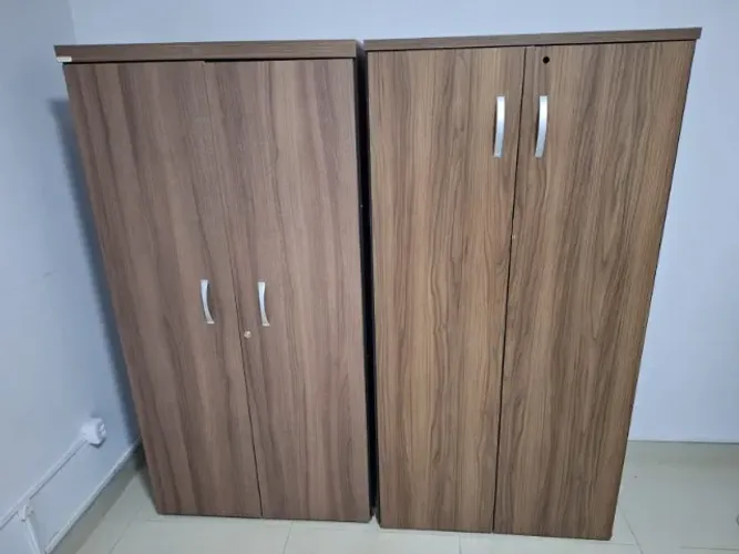 Armário Alto 3 Prateleiras 80x45x161,5 Málaga Com Preto