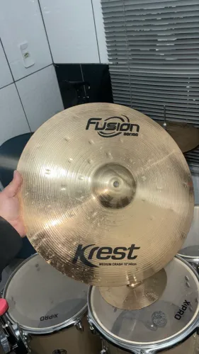 Prato ataque Medium Crash 16 Bronze B8 Fusion Krest series