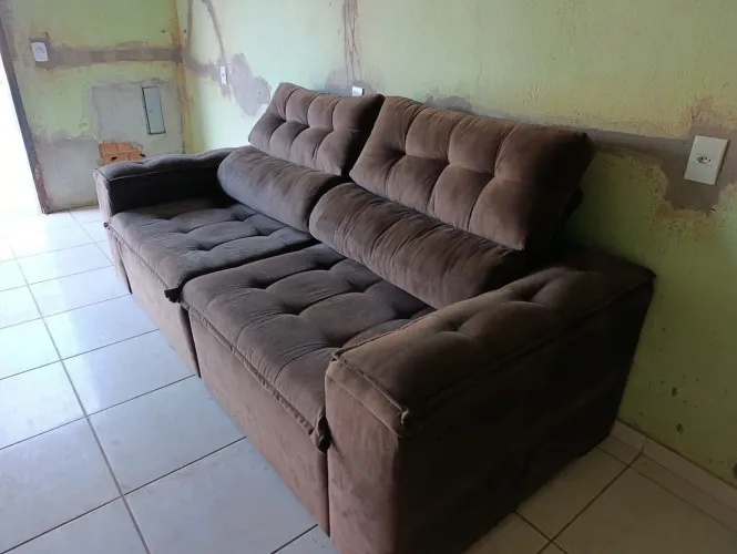 Sofá retrátil e reclinável 2.50Cm