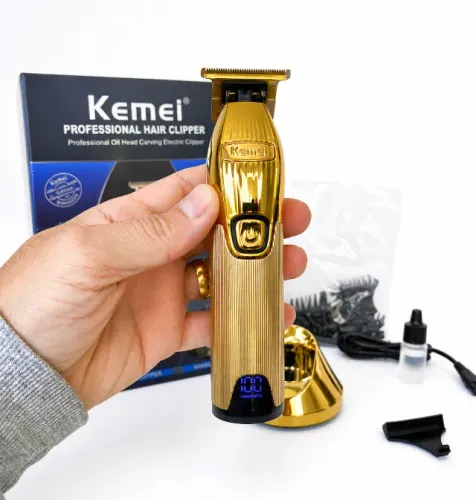 Máquina de Cortar Cabelo Profissional Hair Clipper da Kemei i32S