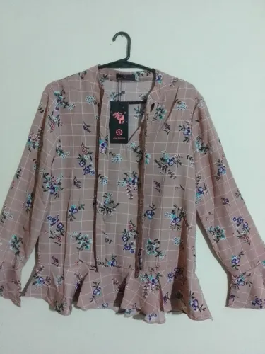 Blusa feminina rosa antigo com etiqueta PP 