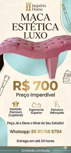 MACA ESTÉTICA LUXO