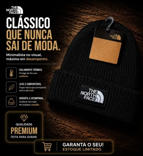 Touca the north face preta