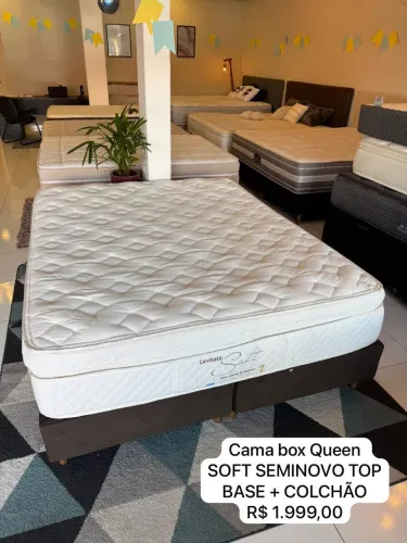Cama Box Queen SOFT SEMINOVO TOP - ENTREGA