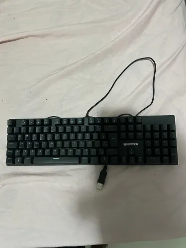 Teclado Mecânico Gamer Rgb Rainbow Mj-91 Hoopson Switch Azul