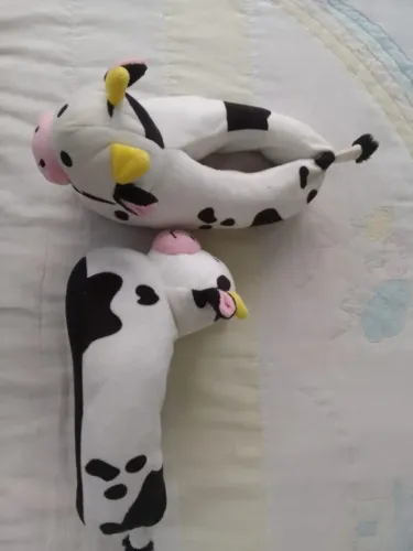 PANTUFA novinha -infantil Vaquinha Pelúcia