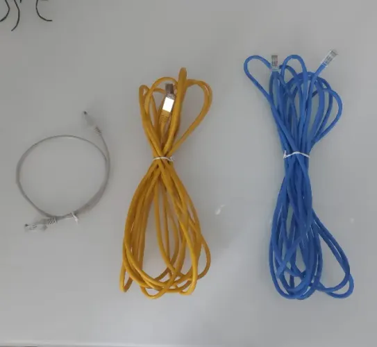 Cabo de Rede Internet RJ45 Cat 5 - Entre 0,5 e 5 metros