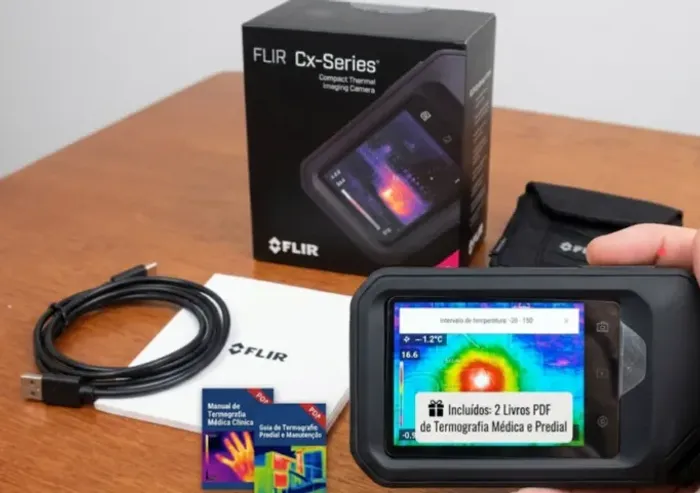 Câmera Térmica FLIR C5 ? A única com "vida de herdeira" (Ainda com o plástico de fábrica!)