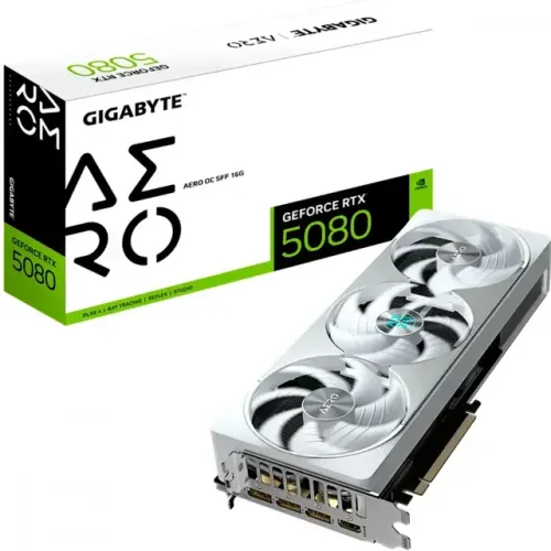 Placa de Video Gigabyte GeForce RTX 5080 Aero SFF OC, 16GB, GDDR7, 256-bit