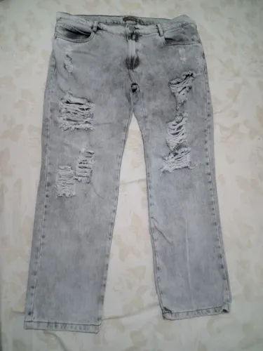 Calça Jeans Jogador Rasgada