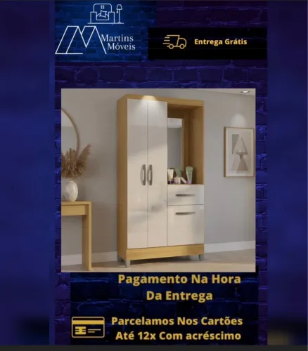 GRANDE PROMOÇÃO GUARDA ROUPA 03 PORTAS ATLAS POQUEMA ENTREGA GRATIS