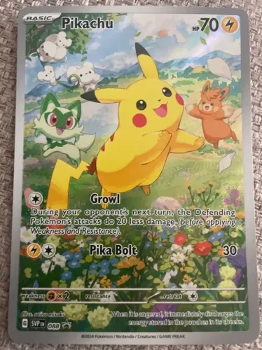 Carta Pokémon Pikachu SVP 088 Promo (Paldea Adventure Chest)