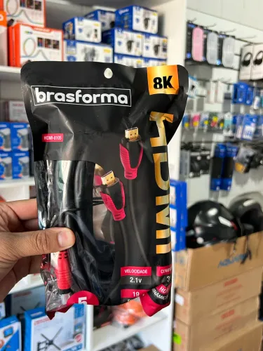 Cabo Hdmi 8K de 5 Metros Ultra Rápido - Versão 2.1